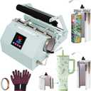 BetterSub 3in1 40 OZ Tumbler Mug Heat Press Machine 30 OZ 20 OZ 16 OZ Sublimation Straight Skinny Tumbler Mug,11 OZ 15 OZ 16 OZ Sublimation Mug Heat Transfer
