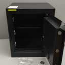 YAYAG Home Safe Box, 2.5 Cu Ft Steel Safety Safe Fireproof Waterproof with Emergency Battery Box - Digital Keypad & Keys, Removable Shelf, Personal Security Document Combination Lock for Office