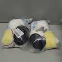 2 x OSOCU 3-PCS Sport Combo Stuffed Set: Tennis + Golf + Baseball with Playful Expressions - Wearing a Hat + Hugging with Open Hands