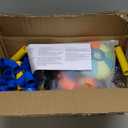 Huagerl Puppy Play Gym with 8 Hanging Toys for Small Dogs Cats, 19.5 inch Indoor Puppies Jungle Playground with Suction Cups, Interactive Funny Enrichment Activity Center to Keep Them Busy, PVC Frame