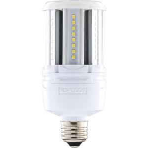 Satco S49390 Corncob LED HID Light Bulb, Medium Base, 18W, 35000 Hour Rating, 2484L, Natural Light