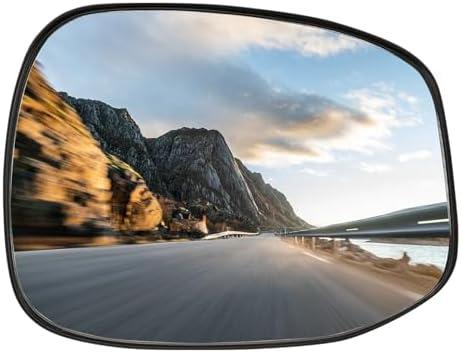 LOIYLLEN Passenger Side Mirror Replacement for Honda Civic 2012 2013 - Right Side Mirror Glass, Rear View Mirrors Glass(Only for the rearview mirror assembly without heating& Without turn signal)