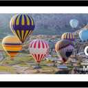 9x27 Picture Frame with 8x24 Mat, Display Photo 8x24 with Mat or 9 x 27 Without Mat, Wall Hanging Large 9 by 27 Poster Frame with Plexiglass, Black