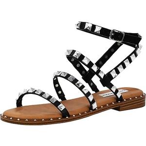 SM New York Adalyn Black Sandals 10