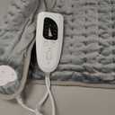 Deepsoon Heating Pad,Electric Heating Pads for Back,Neck,Abdomen,Moist Heating Pad for Shoulder,Knee,Arms,Legs,Dry/Moist Heat & Auto Shut Off,Birthday Gifts for Men and Women,Light Gray,24x12 Inch