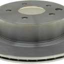 ACDelco Silver Rear Brake Rotor 18A1664A | GM 19287175 Brake Rotors for Select Infiniti G35, Nissan Rogue, Leaf, Qashqai, Juke, X-Trail and more