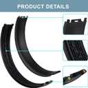 SOPROM Top & Bottom Rubber Headband Kit for Beats Studio 3 & Studio 2 Wired & Wireless Headphones, Durable Silicone & Plastic Repair Kit for Replacement Headstrap Pads (Studio3-Matte Black)