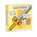 Let’s Hit Each Other with Fake Swords by Exploding Kittens - 3-6 Players - Ages 7+ - 15 Minutes to Play - A Sword Fighting Card Game - Party Game for Kids & Family Night