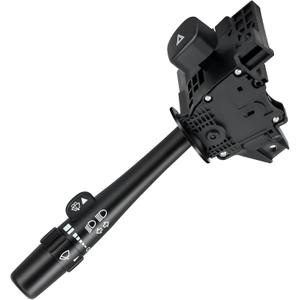 LCWRGS Turn Signal Switch Compatible with 2007-2014 Chevy Avalanche Silverado 1500 2500 3500 GMC Sierra Cadillac Escalade, Wiper Washer Dimmer Multi-Function Combination Switch, 15849313