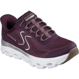 Skechers Womens Glide-Step Sole Hands Free Slip-ins (10, Bugd=burgundy/Gold)