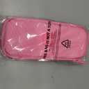 PROHAPI Hard Stethoscope Case, Large Stethoscope Carrying Case with ID Slot, Compatible with 3M Littmann/ADC/Omron/MDF Stethoscope Includes Mesh Pocket for Nurse Accessories (Sakura Pink)