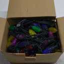 2-Pack Extentable C9 Christmas Lights Outdoor Indoor, 66 FT 100 LED Christmas String Lights Plug in with 8 Modes & Timer, Waterproof Fairy Twinkle Light for Xmas Tree Yard Decorations (Multi-Colored)