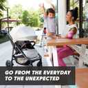 Baby Jogger City Mini Air Lightweight Stroller, Compact Baby Stroller with All-Terrain Wheel Suspension Adjustable Seat with Calf Support Compact Fold, Frosted Ivory MFD 03/30/2024