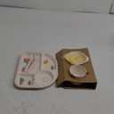 shopwithgreen 7Pcs/Set Bamboo Kids Dinnerware Set - Children Dishes - Food Plate Bowl Cup Spoon Fork Set Dishware, Cartoon Tableware, Dishwasher Safe Kids Healthy Mealtime, BPA Free (Rainbow)