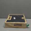 Wooden Fitness Board,180 foldable,resistance band board with honeycomb anti-slip design,natural pine exercise step platform for Band Training, Stretching, and Full-Body Home Gym