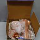 Gift Set Moscow Mule Mugs Set Of 4 16 oz Solid Cooper, 100% Pure Copper Cups Cylindrical Shape HANDCRAFTED, BONUS 4 Straws, 4 Wood Coasters, Stirring Spoon, And Shot Glass (Square)