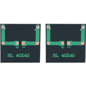Solar Cells, Mini Solar Panels Mini Solar Cells DIY Electric Toy Materials 2pcs 2V 210mA Micro Solar Panels Photovoltaic Cells Charger 40x40mm/1.6x1.6in