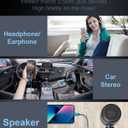 [2Pack/3.3ft] Lightning to 3.5mm iPhone Aux Cord, [Apple Mfi Certified] iPhone Aux Audio Cable for Car Home Stereo Speaker Headphone Compatible with iPhone 14 13 12 11 Pro Max Mini XR XS 8 iPad iPod (2*Blue, Purple)