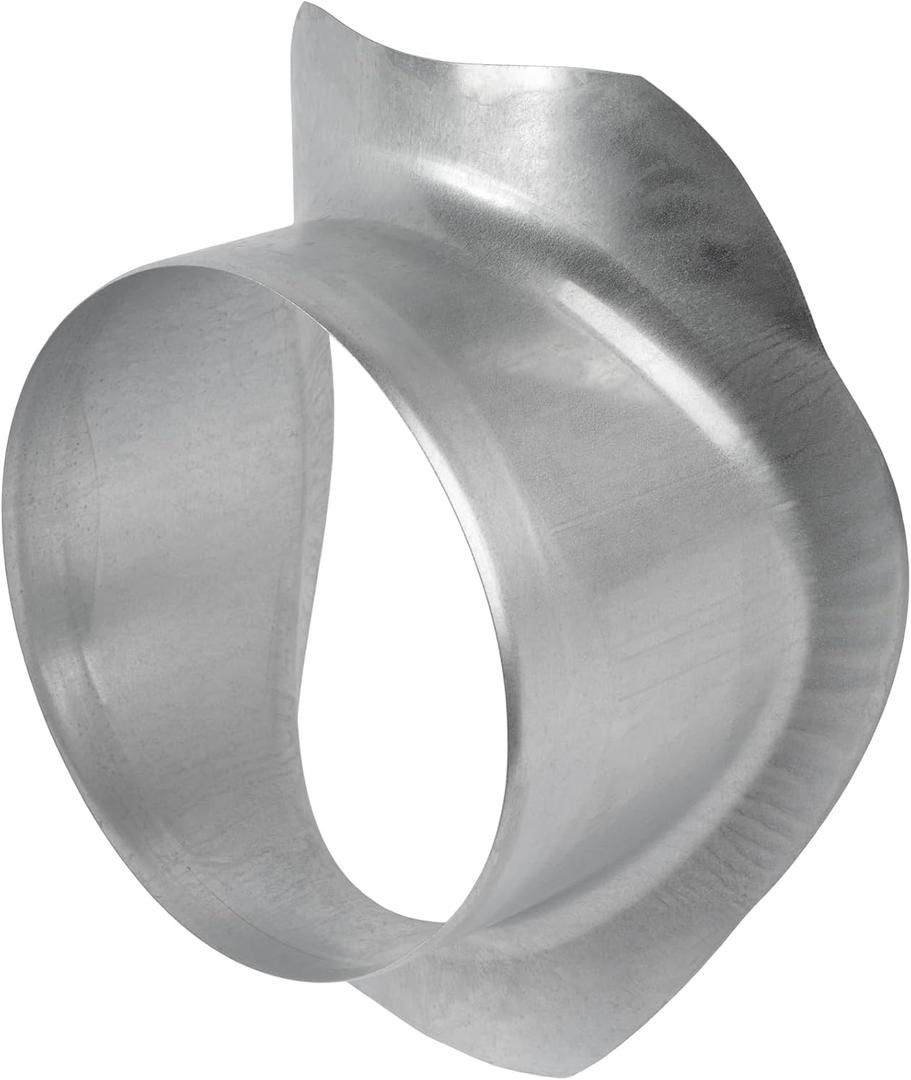 Vent Systems 12" to 8" Inch Saddle Branch for HVAC Systems - Collar Connector for Optimal and Efficient Airflow. Round Duct Takeoff for Duct Connection. Perfect for Upgrade and Retrofit Projects