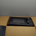 Emerson MW7302B Compact Countertop Microwave Oven with Touch Control, LED Display, 700W, 10 Power Levels, 6 Auto Menus, Glass Turntable and Child Safe Lock, 0.7 Cu., Ft. Black