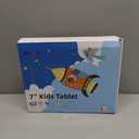 weelikeit Kids Tablet, Android 14 Tablet for Kids, 7 inch with Case, 8GB (4+4), and 64GB (Expandable up to 512GB) for Toddler Children, Parental Control, Dual Camera, WiFi, Gift, for Ages 3-14 (Blue)