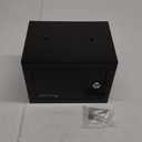 Bonsaii Safe Box with Key Lock, Steel Security Lock Box, 0.23 Cubic Feet, 9.06" W x 6.69" D x 6.69" H, Small Hidden Safe for Cash Jewelry