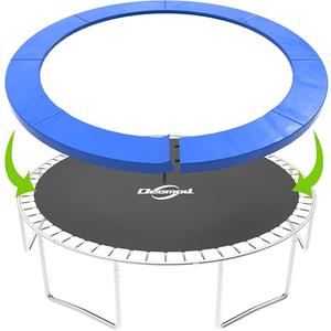 Deomod Trampoline Pad, 15FT Trampoline Replacement Safety Pad, Universal Trampoline Pads, Spring Cover, Waterproof, Tear Resistant, Round Arch Trampoline Parts (Blue, 15FT)