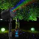 Laser Christmas Projector Lights Outdoor, 3 Color Laser Light Projector, Firefly Lights Show with RF Remote, Waterproof, Indoor Holiday Decoration, Christmas Gift, Wedding, Home Decor, Party, Garden