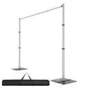 Backdrop Stand Heavy Duty 10x10Ft, Adjustable Metal Frame Pipe and Drape,Background Stand for Wedding Birthday Party Decorations