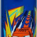 Zak Designs Disney Pixar Cars Sage Kids Water Bottle For School or Travel, 14oz Stainless Steel Water Bottle With Straw, Handle, and Leak-Proof, Pop-Up Spout Cover (Lightning McQueen)