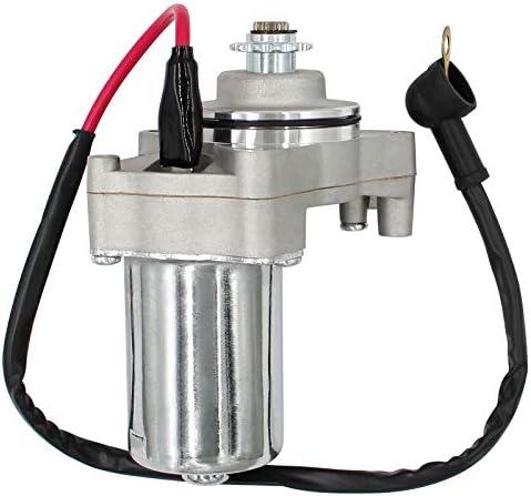 Road Passion 3 Bolt Starter Motor with Line Replacement for 50cc 70 cc 90cc 100cc 110cc 125cc 4 Stroke Quad Wheelers ATVs Taotao SSR Roketa Go Karts Pit Bike Jonway SunL Dune Buggy Sandrail