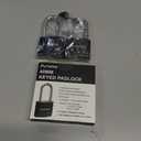 Puroma 4 Pack Keyed Padlock with 6 Keys Alike, 1.8 Inch Locker Lock 40mm Heavy-Duty Locks for Gate Fence Hasp Cabinet Toolbox School Gym Locker (Black)