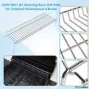 G470-0001-W1 Warming Rack Grill Parts for Charbroil Performance 4 Burner 463342119 463332718 463342119 463376117 463376217 463335517, Swing Away Grid for Charbroil Grill Replacement Parts