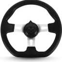 Tookie Off-Road Kart Steering Wheel, 270mm Go Kart Steering Wheel Strong Iron Steering Wheel Fit for Compatible with Riding Go Kart Cart Racing Bike Replacement Wheel