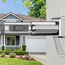 Tension Curtain Rod 41-146 In (4-12ft), Extra Long Tension Rod No Drilling For Patio Windows, Sliver Shower Curtain Rod For Room Divider,One-Click Telescopic Rod, Outdoor Curtain Rods Never Rust