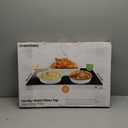 Chefman Electric Warming Tray with Adjustable Temperature Control, Perfect For Buffets, Restaurants, Parties, Events, and Home Dinners, Glass Top Extra Large 21” x 16” Surface Keeps Food Hot – Black