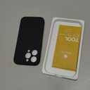 Miracase Designed for iPhone 14 Pro Case with Screen Protector, [Upgraded Camera Protection], Shockproof Liquid Silicone Rubber Phone Case Cover for 14 Pro 6.1 inch, Black