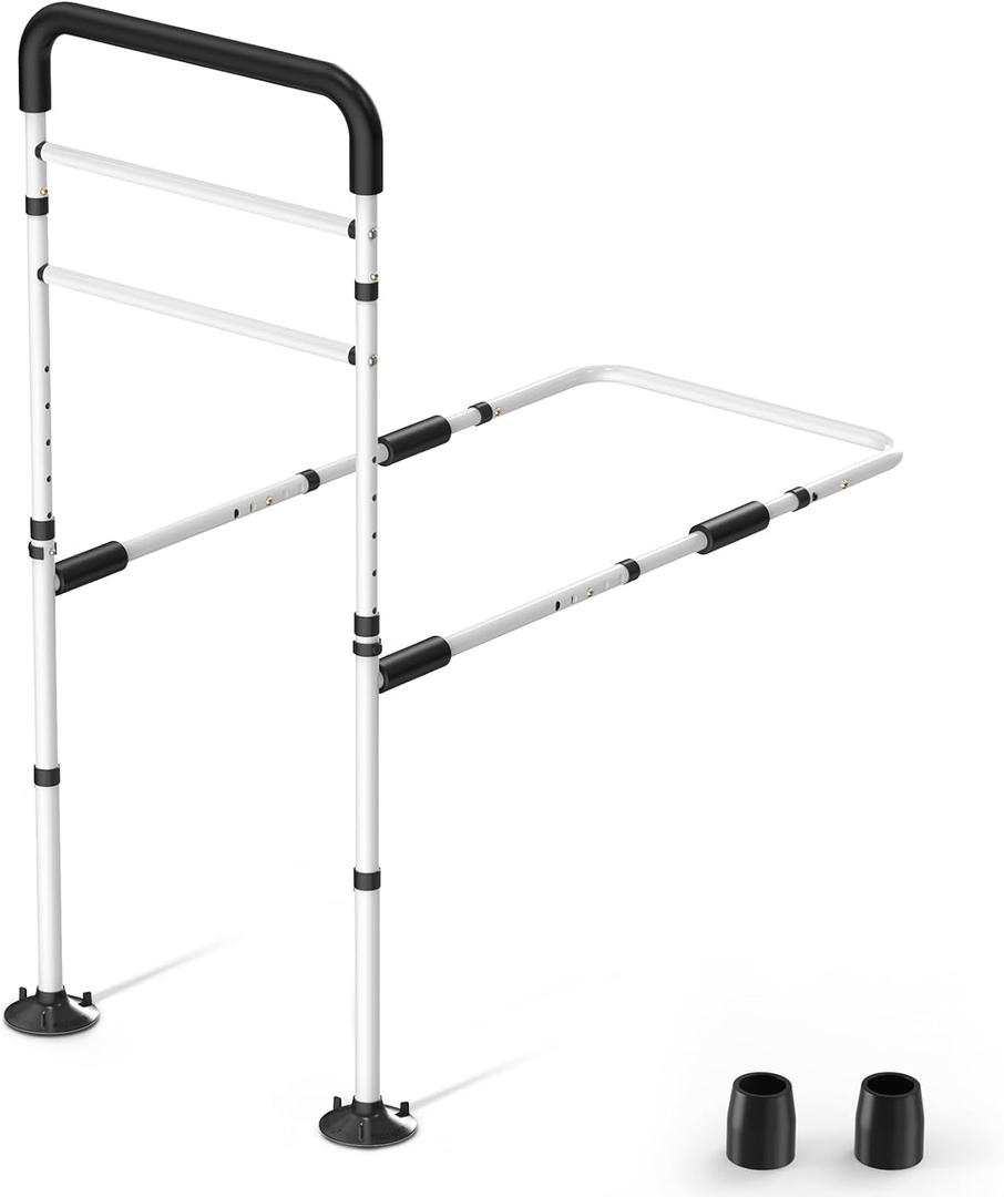 WAYES Bed Rails for Elderly Adults - Bed Safety Handle, Adjustable Height, Fits King, Queen, Full, Twin Bed WAYES Bed Rails for Elderly Adults - Bed Safety Handle, Adjustable Height, Fits King, Queen, Full, Twin Bed