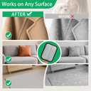 2 Pcs Static Pet Hair Removal Gloves, Reusable Electrostatic Pet Cat Dog Hair Remover Grooming Gloves,Pet Hair Remover Brush for Couch, Carpet, Furniture, Clothes & Car Interior