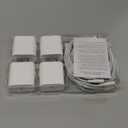 iPhone Charger Fast Charging,20W PD USB C Wall Charger 4 Pack with 6FT Fast Charging Cable - Fast Charger for iPhone 14/14 Pro Max/13/13 Pro/12/12 Pro/11/11 Pro/XS, iPad (White)