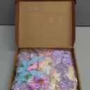 ATTGREAT 210 Pcs Mini Silk Flower Heads Small Fake Rose Daisy Faux Flowers Bulk for Crafts Artificial Loose Fabric Flowers Heads Sunflower Bulk for Wedding Hair Cap Dresses Decorations (Purple)