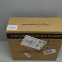 Vinyl Record Player with Speakers Vintage Turntable for Vinyls Records BeltDriven Turn Table Support 3Speed, Wireless Playback, Headphone, AUXin, RCA Line LP Phonograph for Sound Enjoyment Black