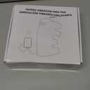 EDIFOLLY Heated Knee Brace with Vibration for Pain Relief, Large Heating Area Heating Pad for Knee, 4 Motors 5 Massage Modes, 12V Direct Plug Power Supply Heated Knee Massager for Arthritis