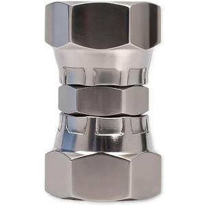 JIC 304 Stainless Steel Female Swivel Union, 1/2 Female x 1/2 Female