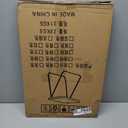 16.2"  14.1" Acrylic Folding Table, Small Lightweight End Table for Living Room, Bedroom and Small Room, Sturdy Metal Frame with No Assembly Required, Space-Saving Storage Design (Clear)