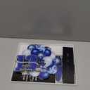 LINGTEER Happy 13th Birthday Blue Acrylic Table Topper Centerpieces Set - Cheers to Thirteen Years Old Birthday 13th Bday Party Gift Decorations