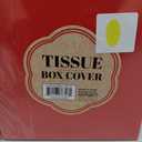 Tissue Box Cover, Red - Pack of 2