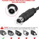 42V 2A Electric Scooter Charger (Round RCA Connector Charger) Compatible with Segway Ninebot Scooter, Lime, Lime-S, Spin, Skip, ES1 ES2 ES4 Electric Scooter for 36V Li-ion 10S Battery