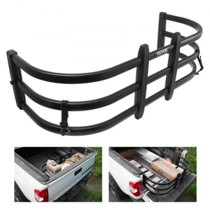 VEVOR Truck Bed Extender, Aluminum Retractable Tailgate Extender, 51.6"-64" Adjustable Length, Drill Required, Fits for Ridgeline, Tacoma, Gladiator, Colorado/ Canyon, Frontier, and Ranger