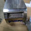 JOHAKYU Commercial Conveyor Toaster - 300 Slices/Hour, Heavy Duty Stainless Steel for Buns Bagels Bread Restaurant Use/Includes Cleaning Accessories